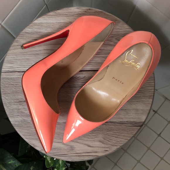 Authentic Christian Louboutin So Kate 5” Heels in Flamingo Pink Size 38 - Picture 6 of 16